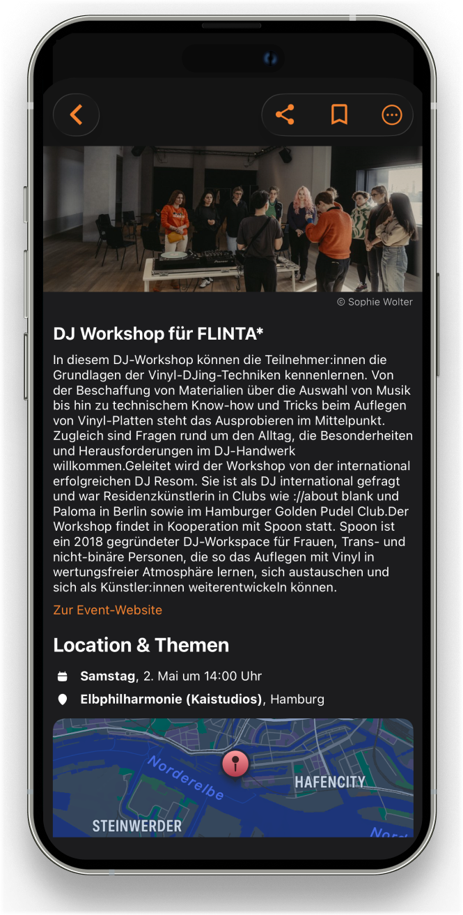 molo App: Event-Detail