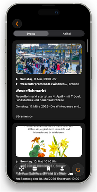 molo App: Veranstaltungen
