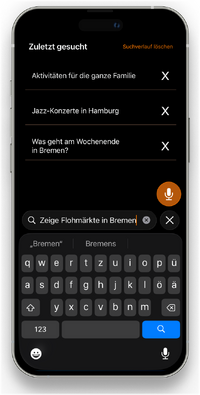 molo App: Suche